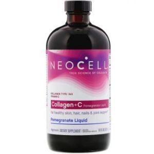 Коллаген и гранат, Collagen +C Pomegranate, Neocell, жидкий, 473 мл
