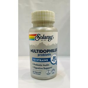 Probiyotiklər, Multidophilus 12, Solaray, 20 Milyar CFU, 50 Kapsul