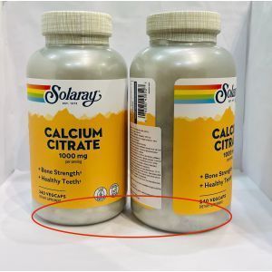 Kalsium Sitrat, Solaray, 240 kapsul