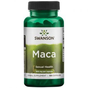 Мака, Maca, Swanson, 500 мг, 100 капсул
