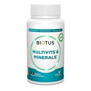 Multivitaminlər və Minerallar, Biotus, 120 Tablet